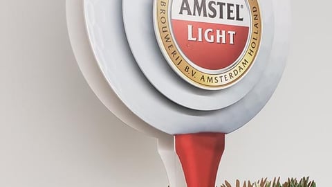 Amstel Light 'Golf Ball' Pole Topper